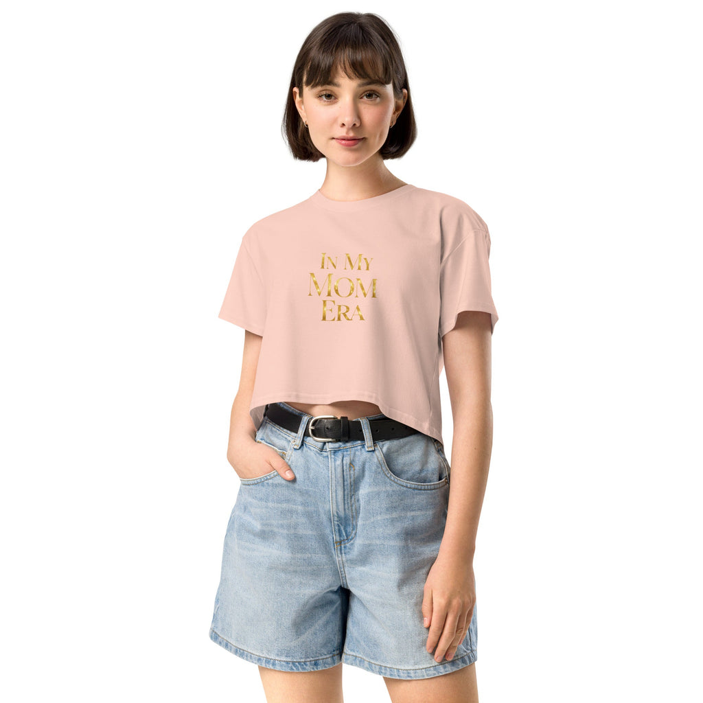 In My Mom Era Women’s crop top