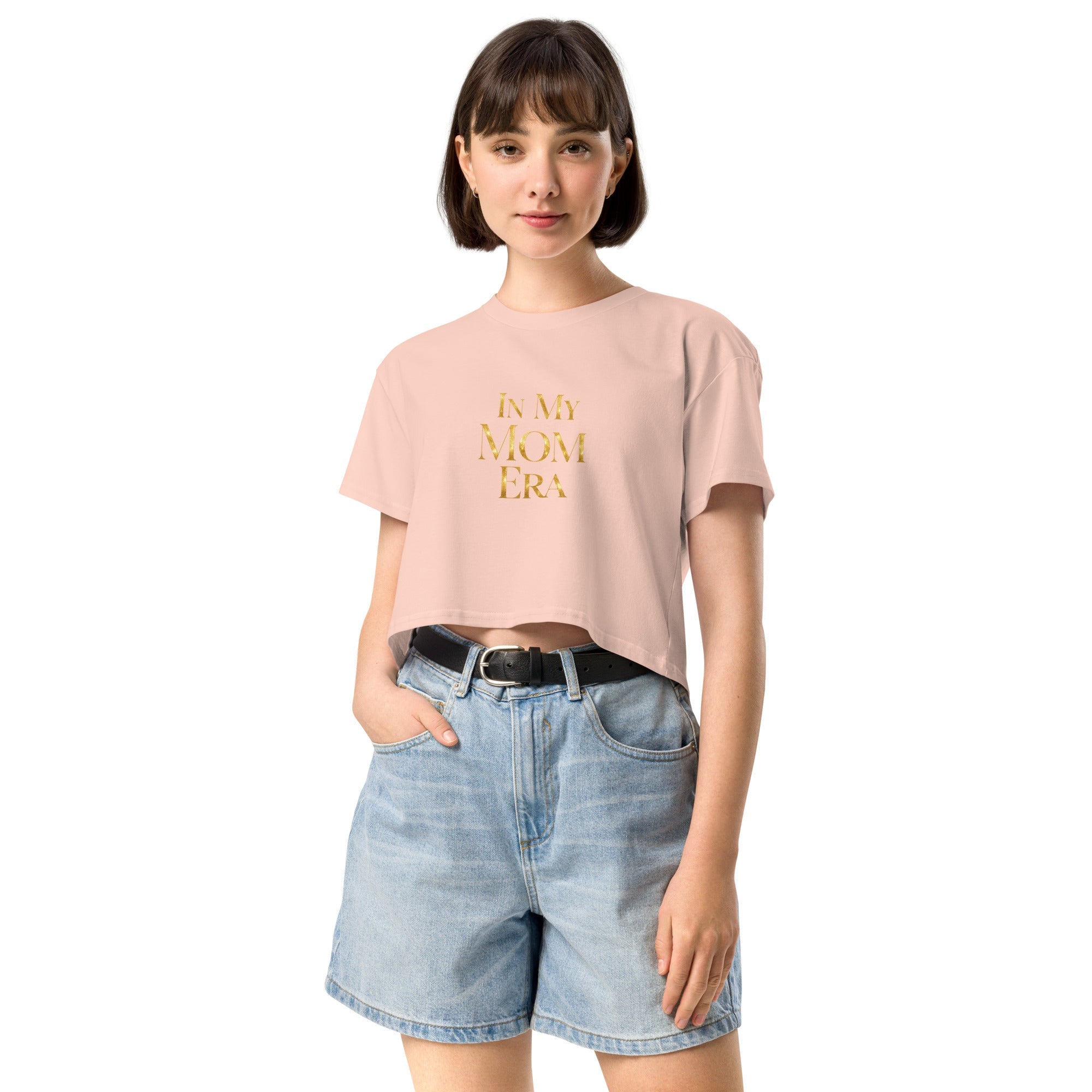 In My Mom Era Women’s crop top