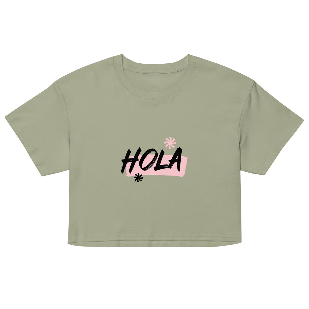 Hi/Hola Women’s crop top