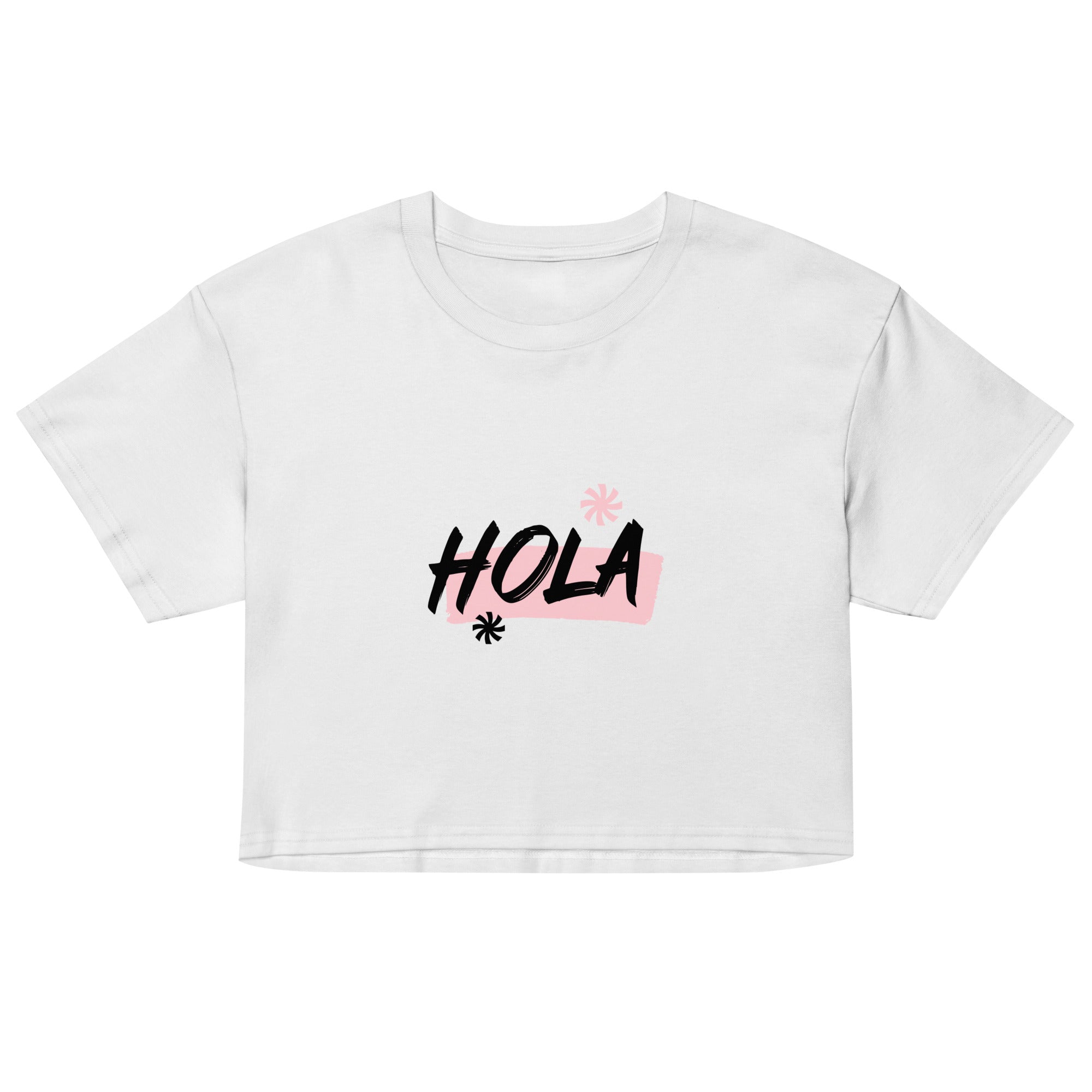 Hi/Hola Women’s crop top