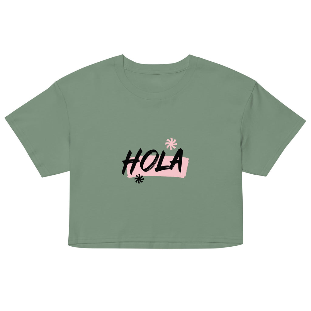 Hi/Hola Women’s crop top