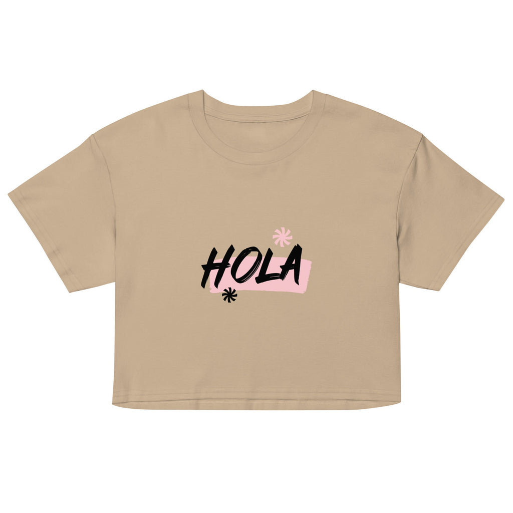 Hi/Hola Women’s crop top