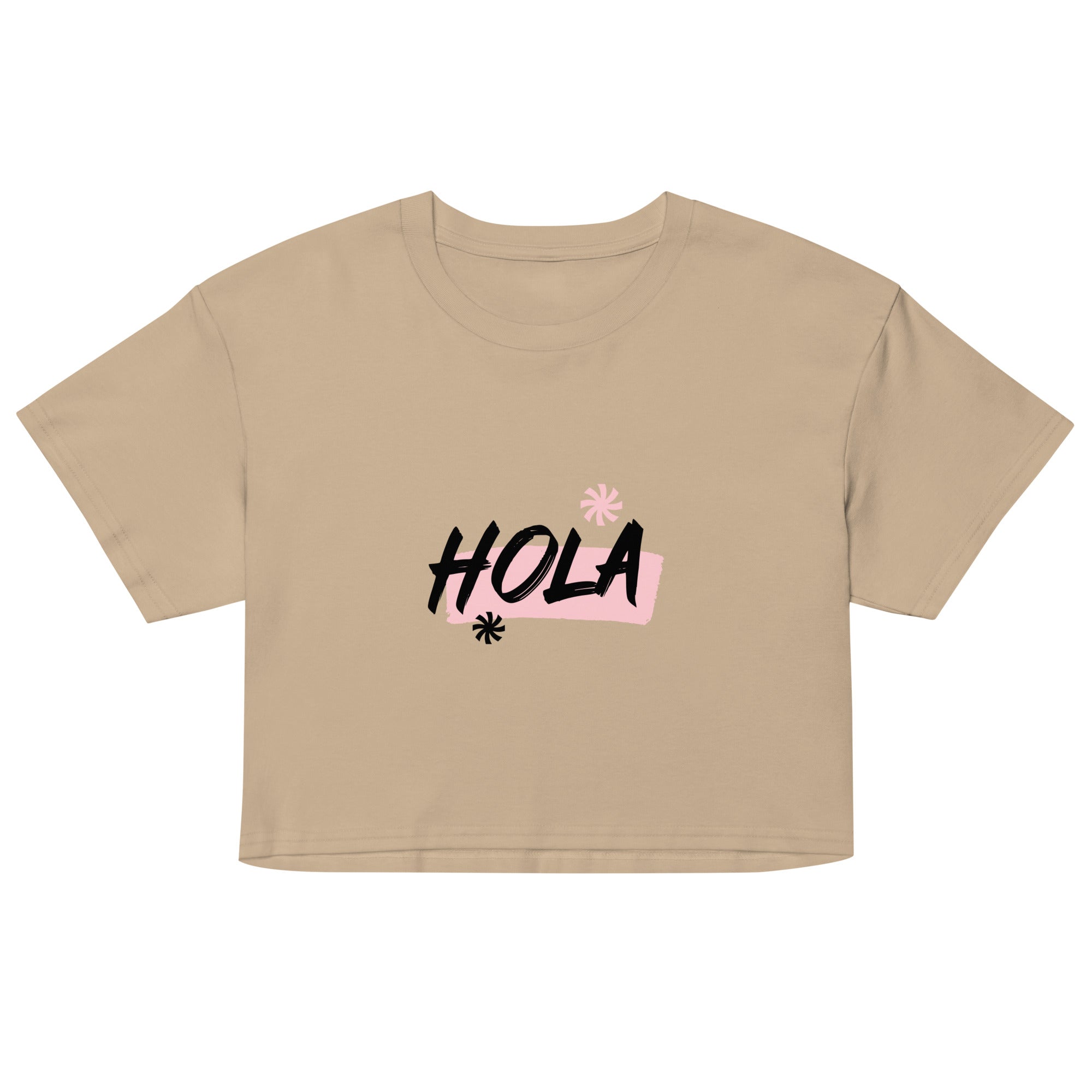 Hi/Hola Women’s crop top