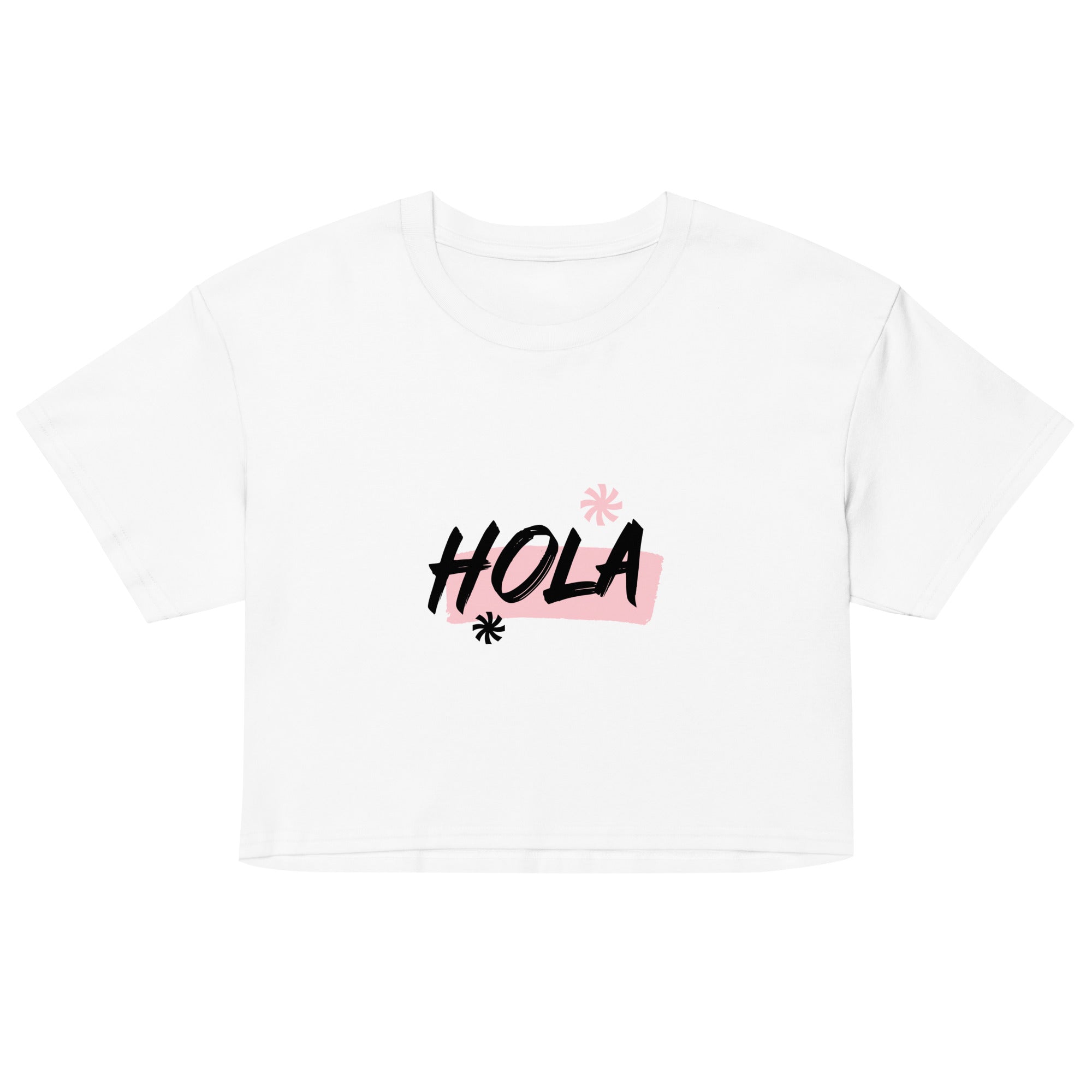 Hi/Hola Women’s crop top