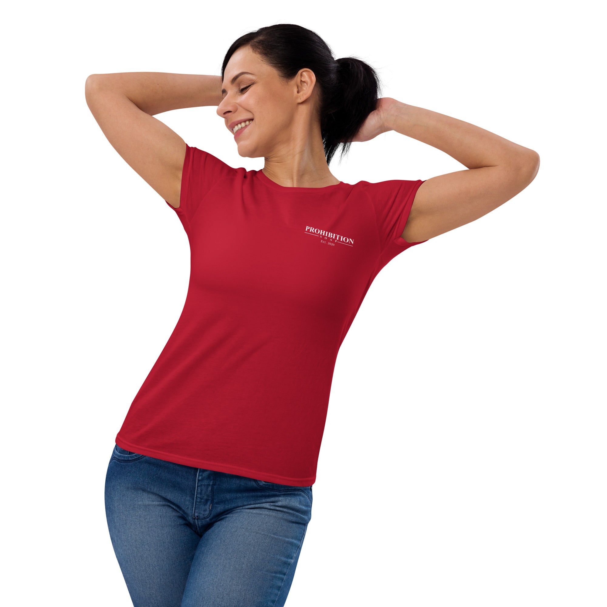 Women's Classic Prohibition Soap Logo Fitted T-shirt